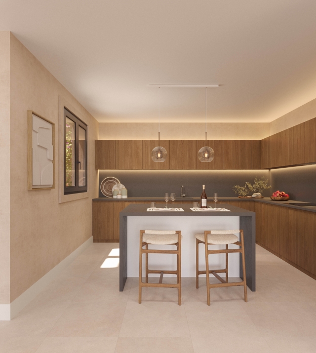 Resa Estates townhouse san Miguel Ibiza te koop keuken kitchen.jpg